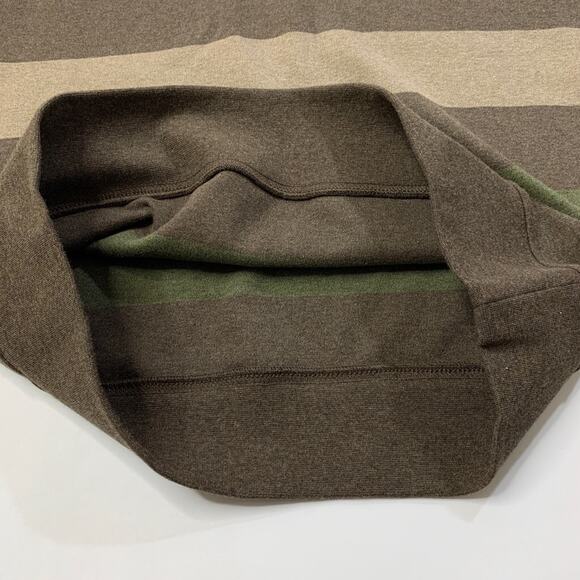 Cremieux Sweater Mens S Small Cotton Classics Striped 1/4 Zip Pullover Rugby - Picture 6 of 10